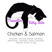 Load image into Gallery viewer, Chicken & Salmon Nawlin Kitty Bites